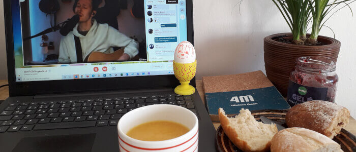 Digitales Osterfrühstück