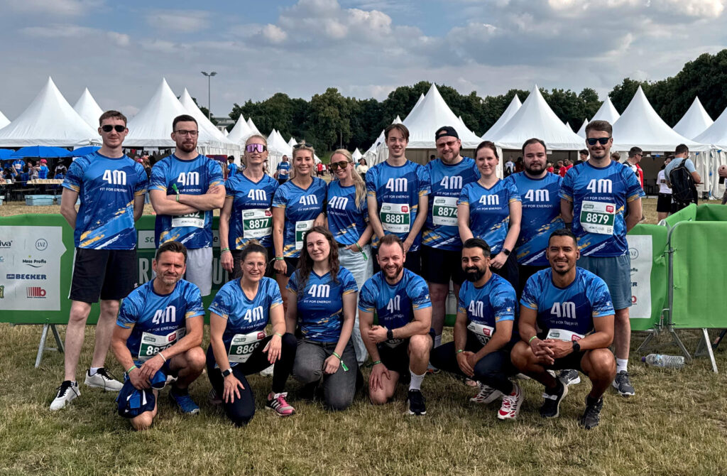 4M-Team zum Firmenlauf 2026
